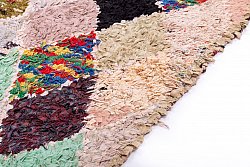 Marokkaanse Berber tapijt Boucherouite 240 x 115 cm