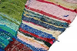 Marokkaanse Berber tapijt Boucherouite 130 x 205 cm