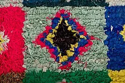 Marokkaanse Berber tapijt Boucherouite 290 x 145 cm