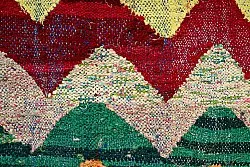 Marokkaanse Berber tapijt Boucherouite 150 x 260 cm