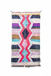 Marokkaanse Berber tapijt Boucherouite 115 x 220 cm