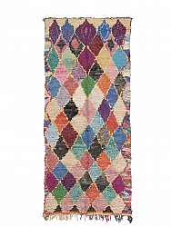 Marokkaanse Berber tapijt Boucherouite 290 x 120 cm