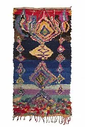Marokkaanse Berber tapijt Boucherouite 270 x 140 cm