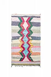 Marokkaanse Berber tapijt Boucherouite 125 x 215 cm