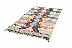 Marokkaanse Berber tapijt Boucherouite 125 x 215 cm