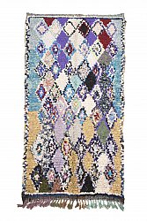 Marokkaanse Berber tapijt Boucherouite 260 x 140 cm