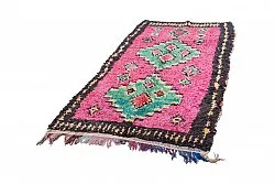 Marokkaanse Berber tapijt Boucherouite 260 x 140 cm