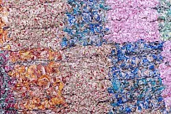 Marokkaanse Berber tapijt Boucherouite 210 x 105 cm