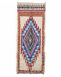 Marokkaanse Berber tapijt Boucherouite 225 x 95 cm