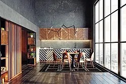 Wilton - Milos (zwart/rood)