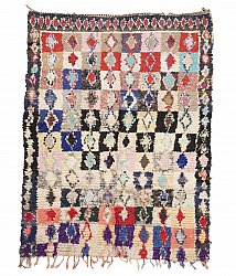 Marokkaanse Berber tapijt Boucherouite 220 x 165 cm