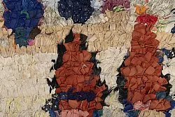 Marokkaanse Berber tapijt Boucherouite 220 x 140 cm