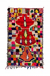 Marokkaanse Berber tapijt Boucherouite 210 x 135 cm