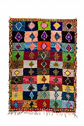 Marokkaanse Berber tapijt Boucherouite 220 x 160 cm