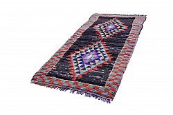Marokkaanse Berber tapijt Boucherouite 275 x 125 cm