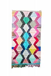 Marokkaanse Berber tapijt Boucherouite 140 x 260 cm