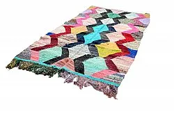 Marokkaanse Berber tapijt Boucherouite 140 x 260 cm