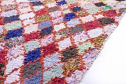 Marokkaanse Berber tapijt Boucherouite 245 x 105 cm