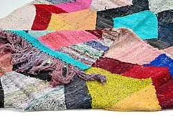 Marokkaanse Berber tapijt Boucherouite 140 x 260 cm