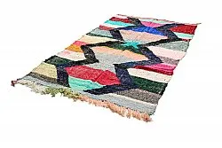 Marokkaanse Berber tapijt Boucherouite 135 x 240 cm