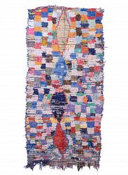 Marokkaanse Berber tapijt Boucherouite 265 x 130 cm