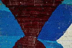 Marokkaanse Berber tapijt Boucherouite 130 x 220 cm