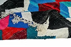 Marokkaanse Berber tapijt Boucherouite 130 x 220 cm
