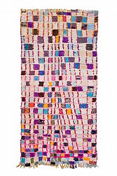 Marokkaanse Berber tapijt Boucherouite 265 x 130 cm