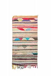 Marokkaanse Berber tapijt Boucherouite 120 x 245 cm