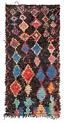 Marokkaanse Berber tapijt Boucherouite 260 x 125 cm