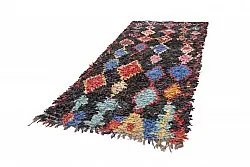 Marokkaanse Berber tapijt Boucherouite 260 x 125 cm