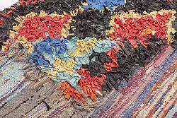 Marokkaanse Berber tapijt Boucherouite 260 x 125 cm