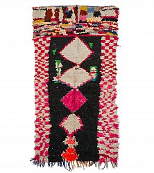 Marokkaanse Berber tapijt Boucherouite 200 x 100 cm