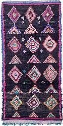 Marokkaanse Berber tapijt Boucherouite 245 x 115 cm