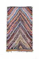 Marokkaanse Berber tapijt Boucherouite 220 x 125 cm