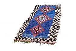 Marokkaanse Berber tapijt Boucherouite 285 x 90 cm
