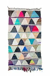 Marokkaanse Berber tapijt Boucherouite 125 x 230 cm