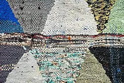 Marokkaanse Berber tapijt Boucherouite 125 x 230 cm