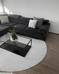 Rond vloerkleed - Sunayama (wit)