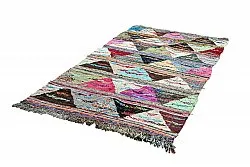 Marokkaanse Berber tapijt Boucherouite 135 x 235 cm