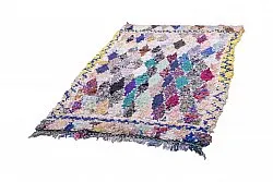Marokkaanse Berber tapijt Boucherouite 225 x 135 cm