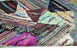 Marokkaanse Berber tapijt Boucherouite 135 x 235 cm