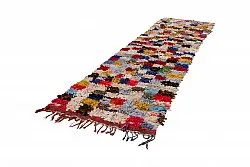 Marokkaanse Berber tapijt Boucherouite 380 x 105 cm