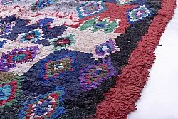 Marokkaanse Berber tapijt Boucherouite 190 x 160 cm