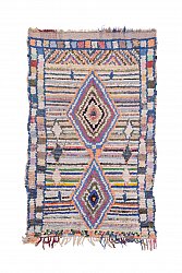Marokkaanse Berber tapijt Boucherouite 225 x 140 cm