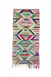 Marokkaanse Berber tapijt Boucherouite 145 x 295 cm