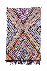 Marokkaanse Berber tapijt Boucherouite 225 x 140 cm