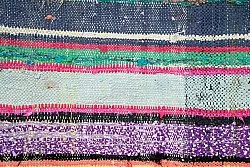 Marokkaanse Berber tapijt Boucherouite 135 x 240 cm