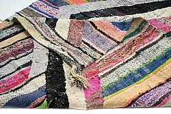 Marokkaanse Berber tapijt Boucherouite 135 x 240 cm