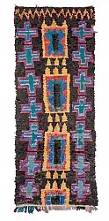 Marokkaanse Berber tapijt Boucherouite 310 x 115 cm